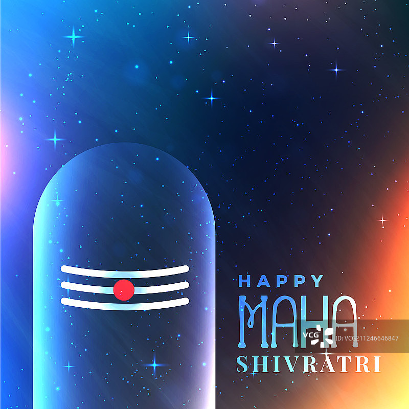 宇宙背景与湿婆神像图片素材