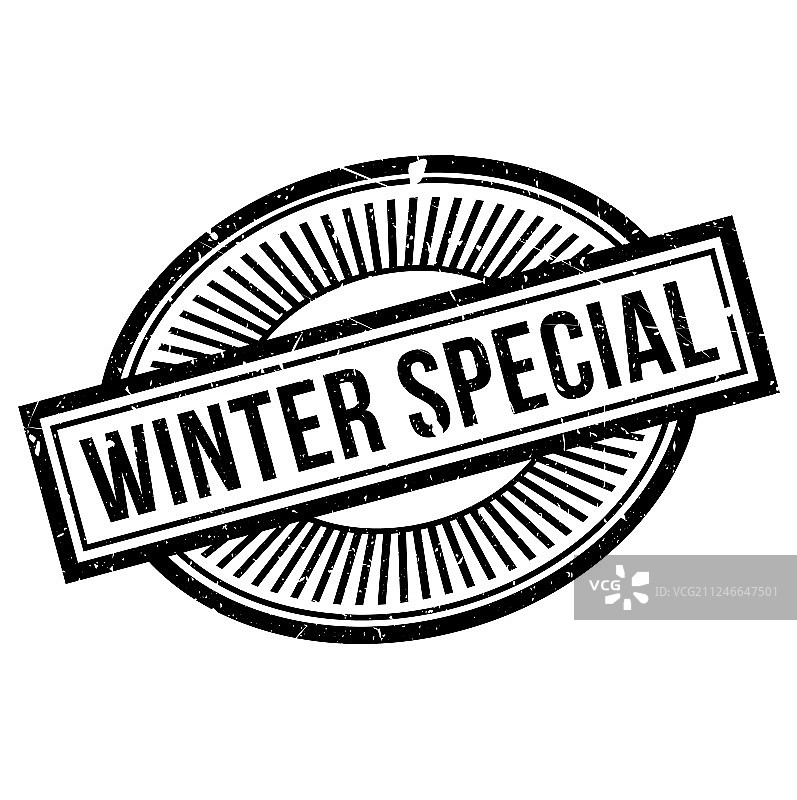 冬季特惠橡胶印章图片素材