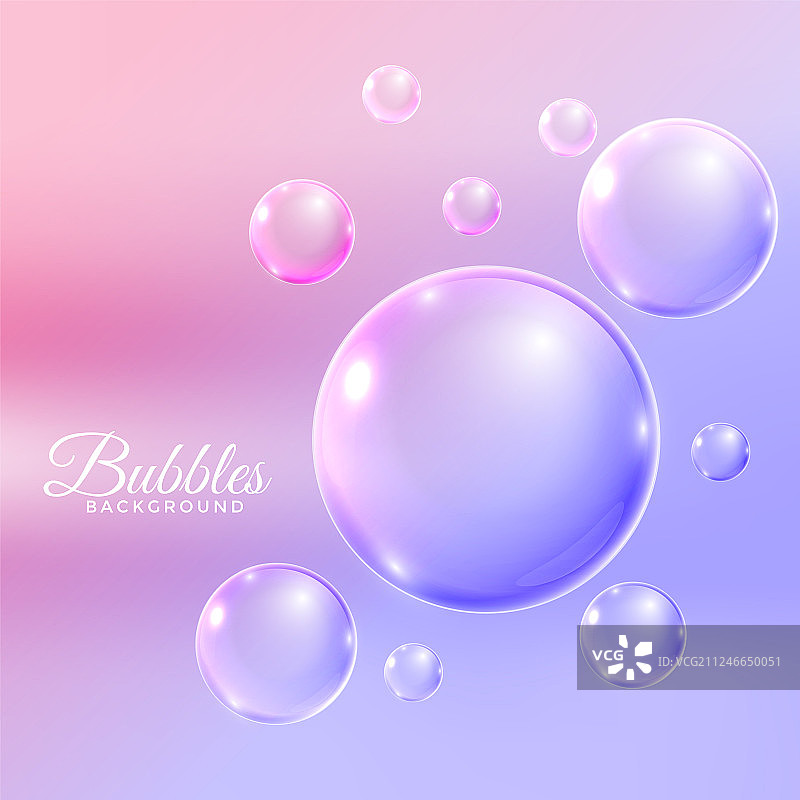 透明的水泡飞行背景图片素材