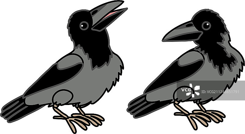 斯堪的纳维亚卡通动物剪贴画图片素材