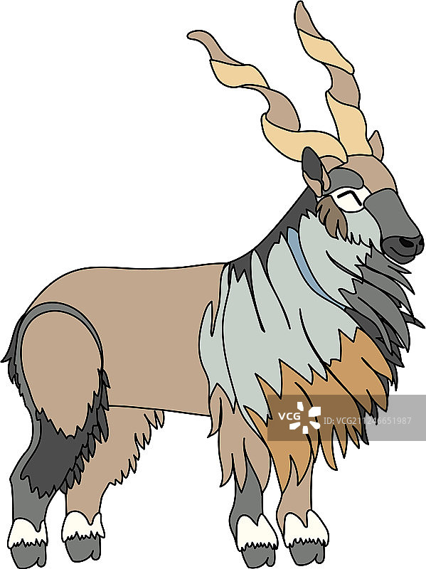 斯堪的纳维亚卡通动物剪贴画图片素材