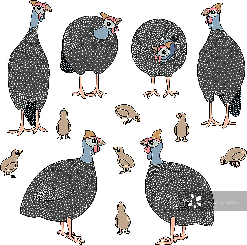 斯堪的纳维亚卡通动物剪贴画图片素材
