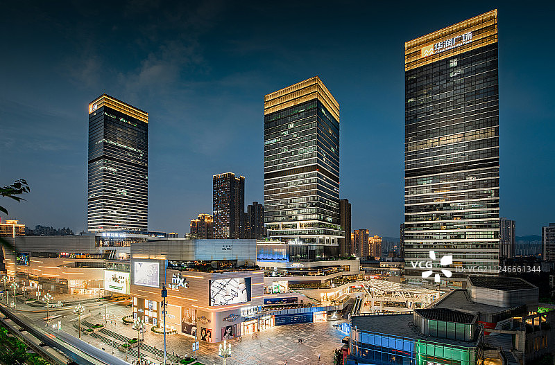 华润万象城夜景图片素材