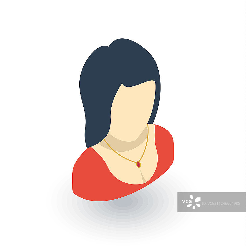 穿着红色晚礼服的美丽女孩或漂亮女人图片素材