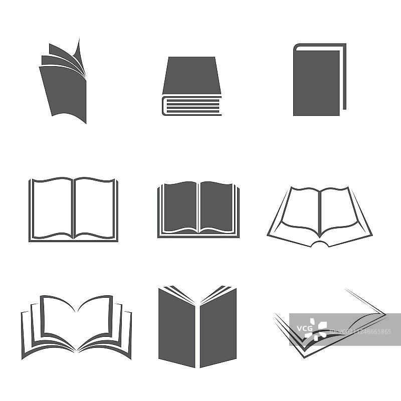 书籍图标合集图片素材