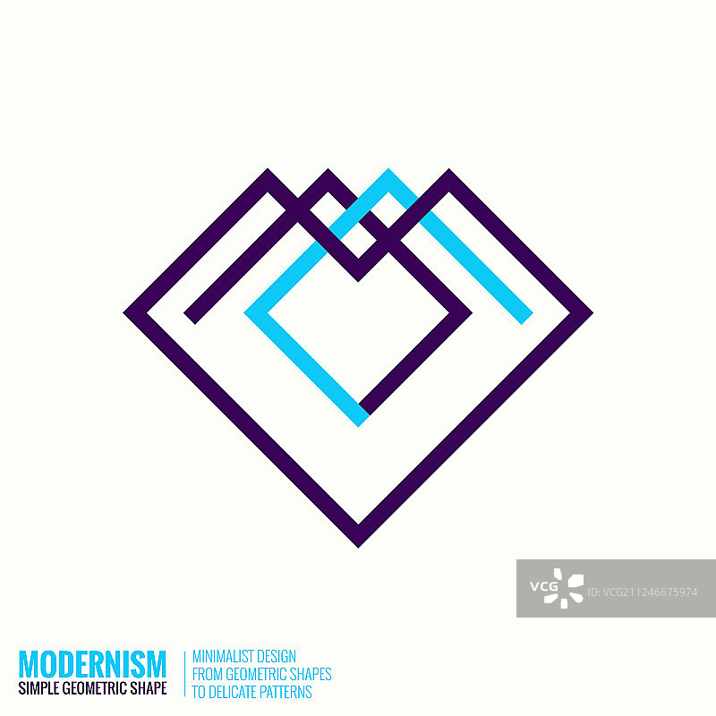 抽象几何形状图片素材