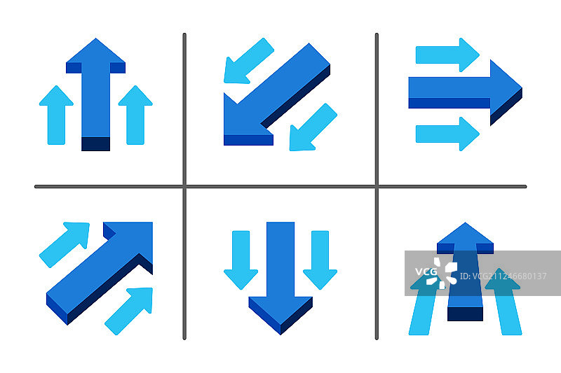 箭头概念设计图片素材
