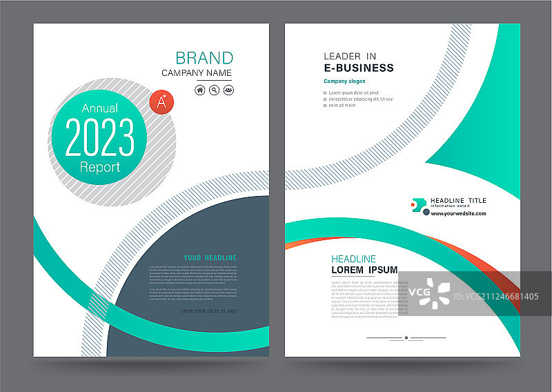 年度报告模板图片素材