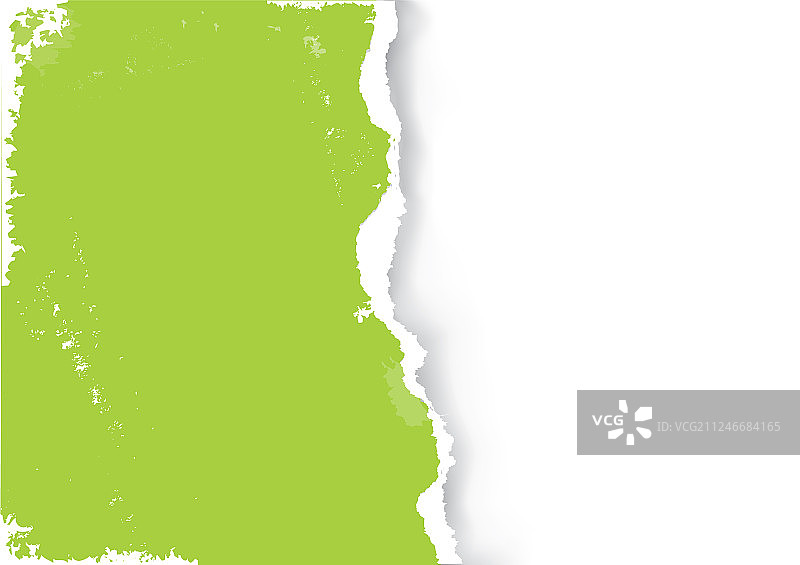 绿色撕裂纸张背景图片素材