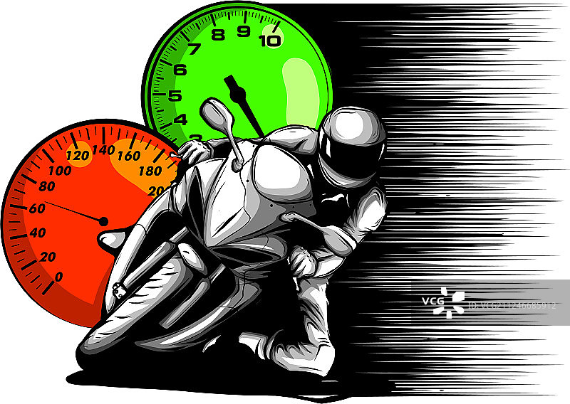 摩托车驾驶员视角图片素材