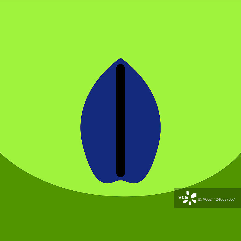 平面图标设计收集树叶的树图片素材