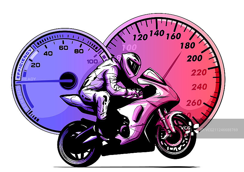 运动型摩托车图片素材