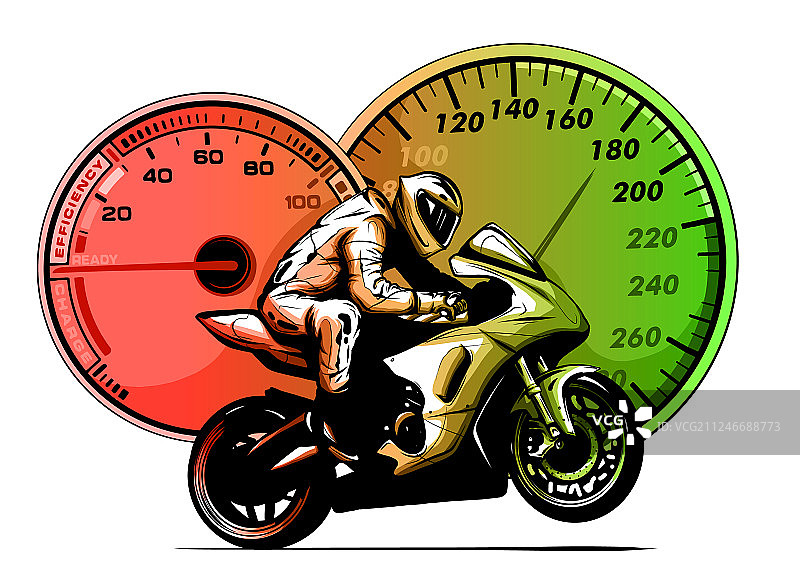运动型摩托车图片素材