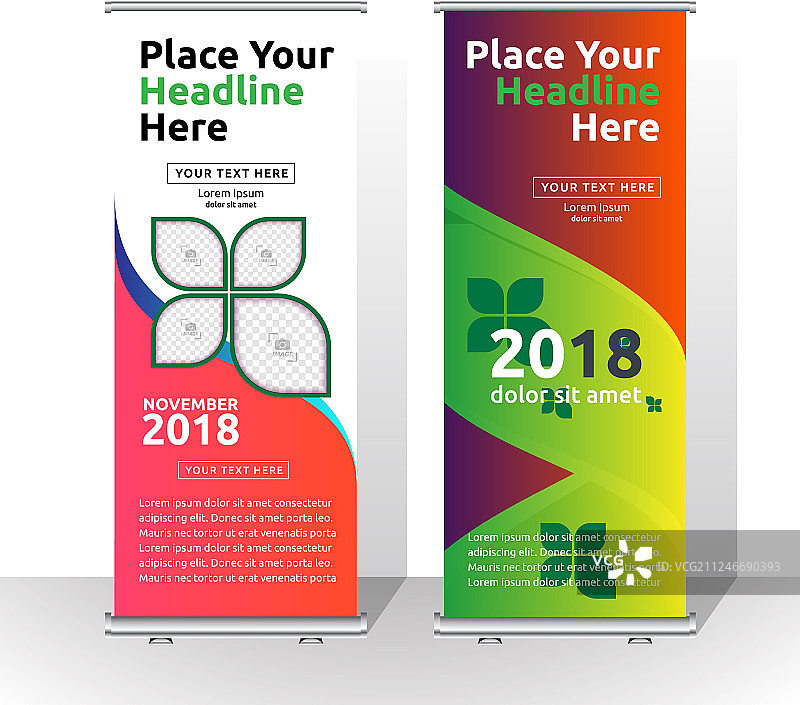 易拉宝设计图片素材