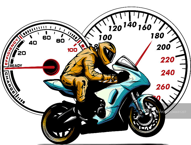 运动型摩托车图片素材