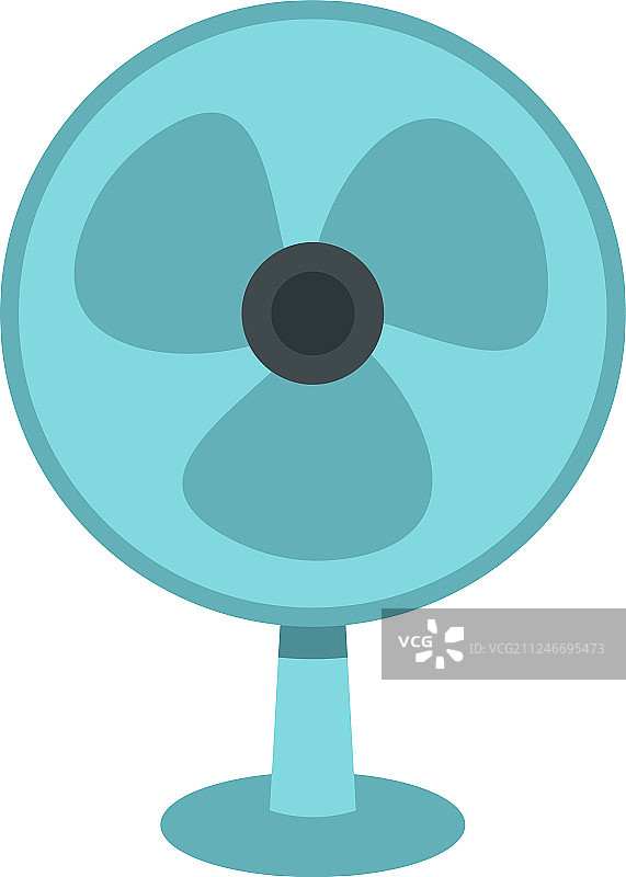 扁平风格的通风机图标图片素材