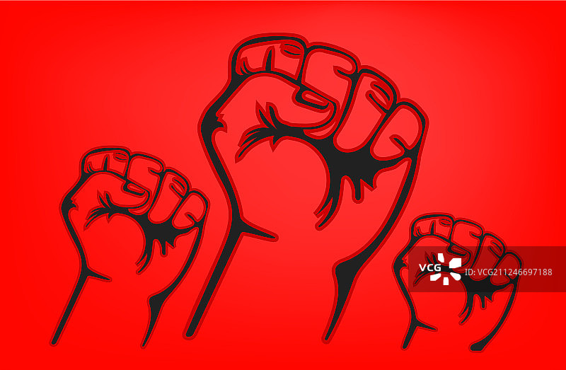 罢工力量概念标志图片素材