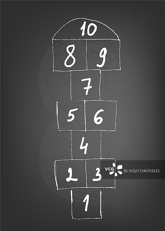 跳房子游戏图片素材