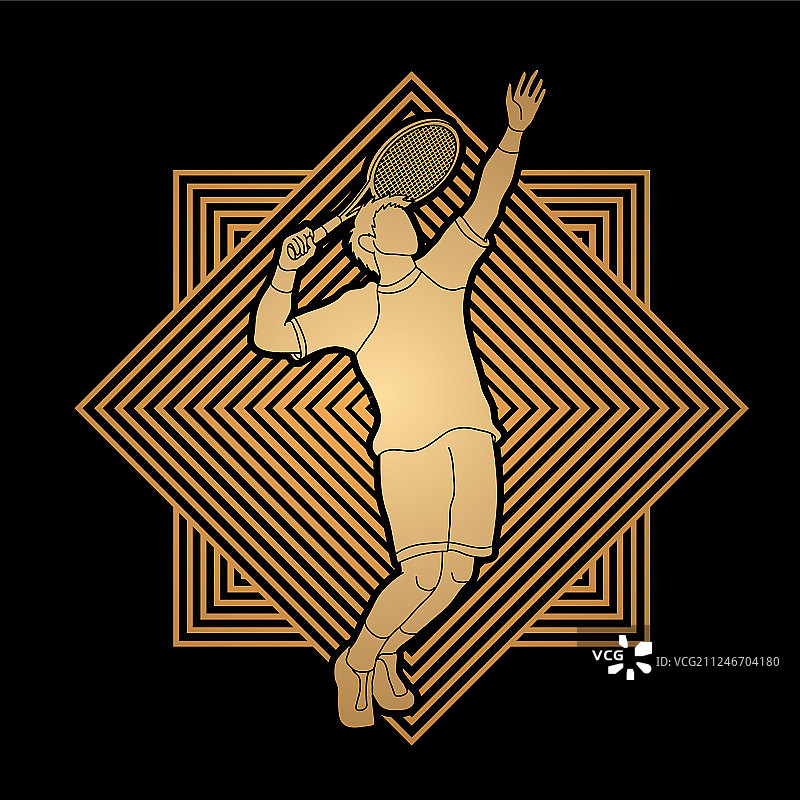 男网球运动员的运动姿势图片素材