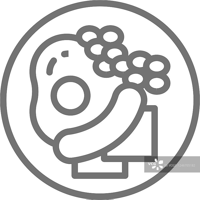 传统英式早餐炒鸡蛋图片素材