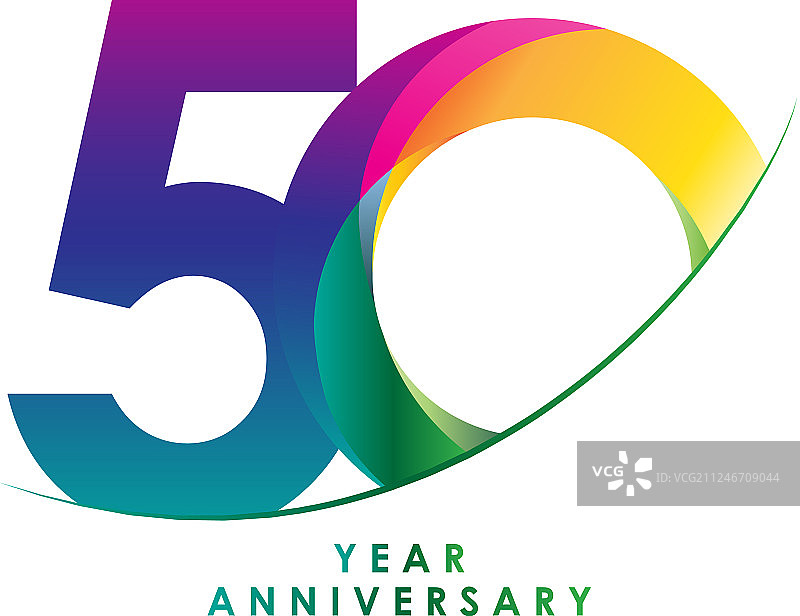 50周年纪念模板设计图片素材