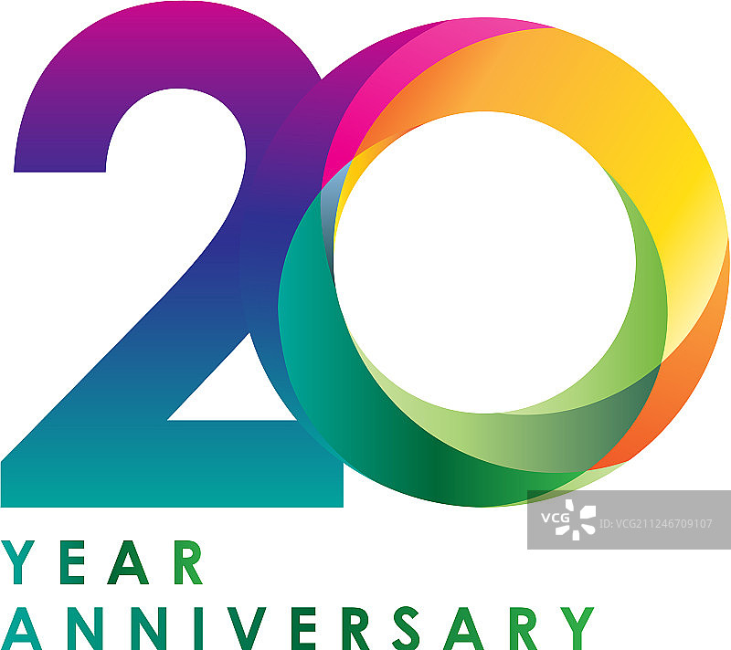 20周年纪念模板设计图片素材