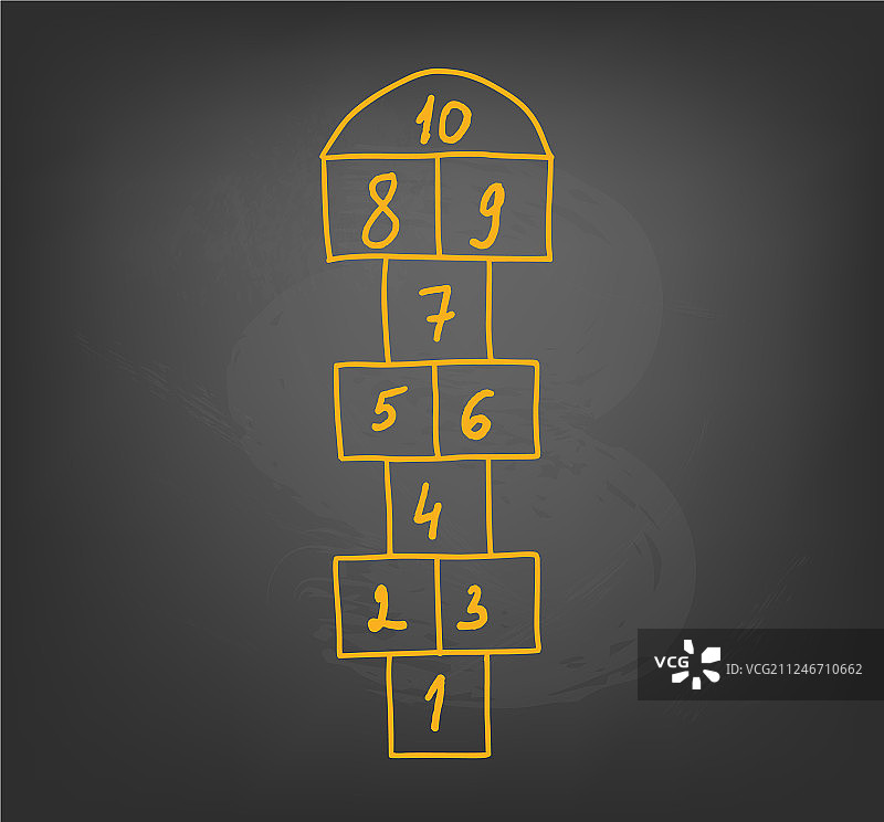 跳房子游戏图片素材