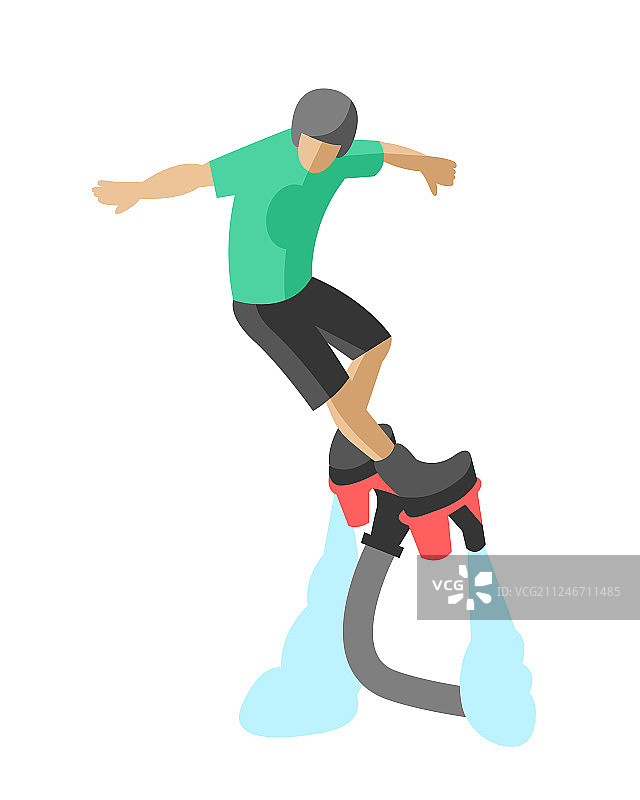 极限运动水上飞行夏季活动图片素材