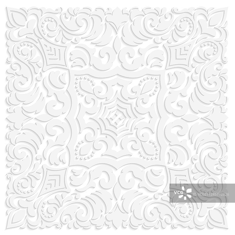 Zentangle风格几何装饰图片素材