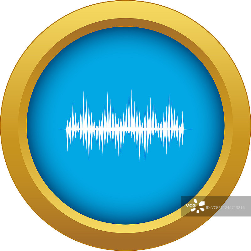 蓝色音频数字均衡器技术图标图片素材