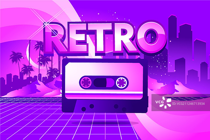 复古风格流行迪斯科图片素材