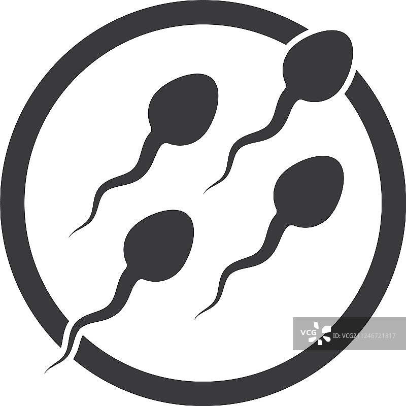 精子图标标志设计图片素材