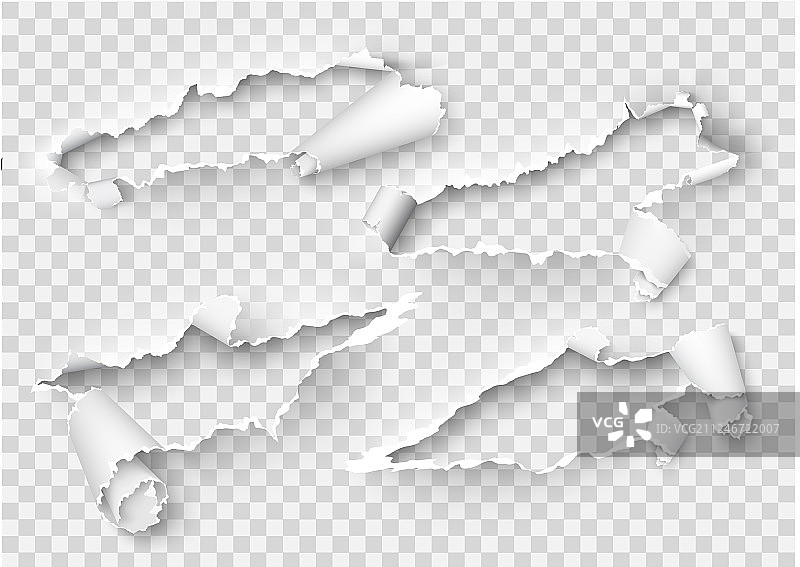 撕裂纸张模板图片素材