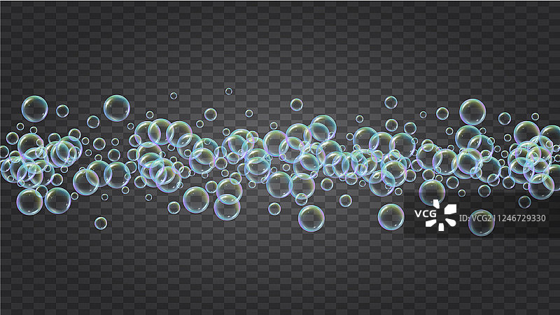 肥皂泡沫清洁剂浴液和泡沫图片素材