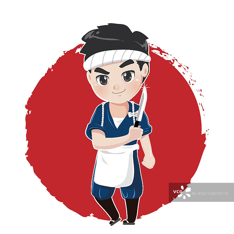 日本厨师图片素材