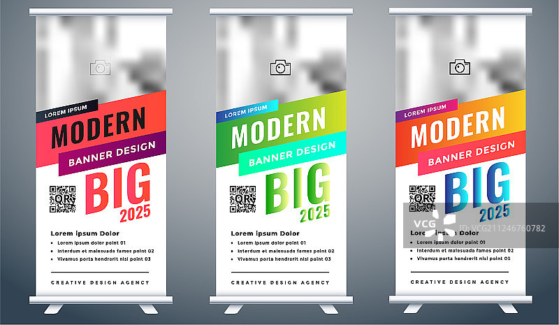 商务易拉宝图片素材