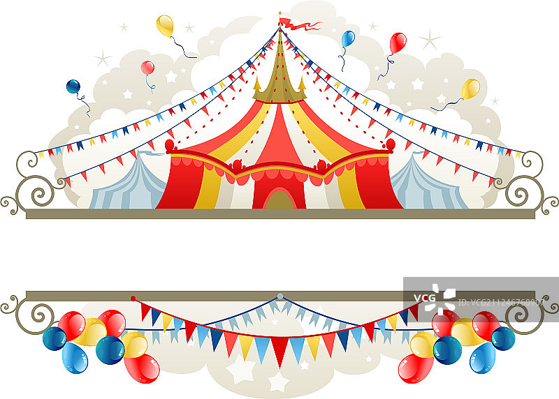 马戏团帐篷框架图片素材