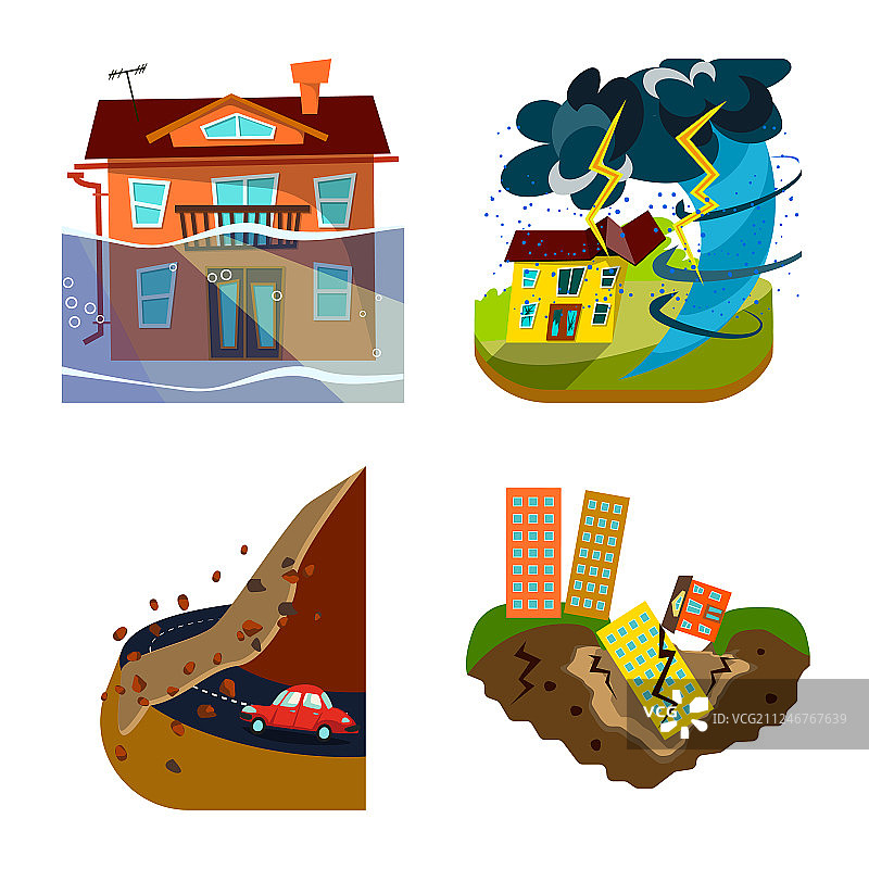 灾难logo图片素材