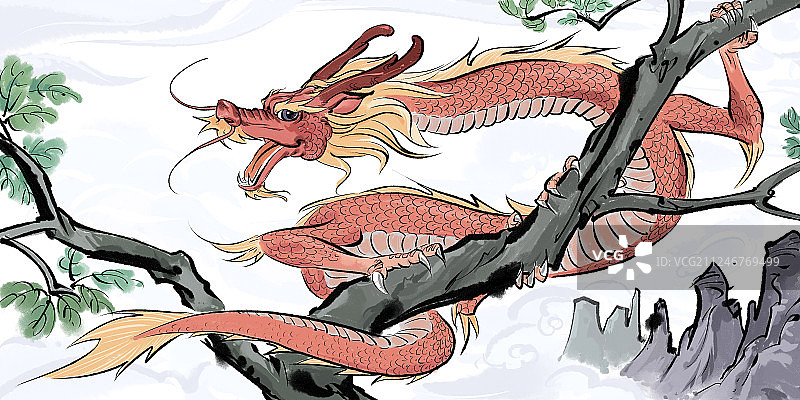 中国风龙图片素材