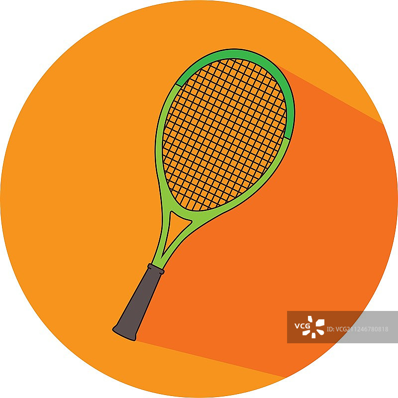 网球运动球拍标志图片素材