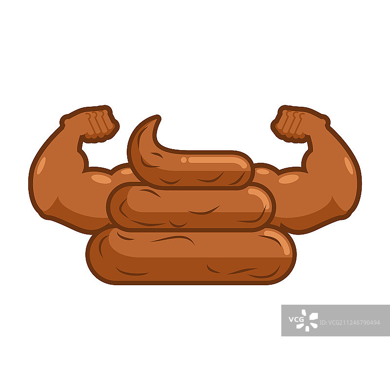 有大手肌肉的粪便图片素材