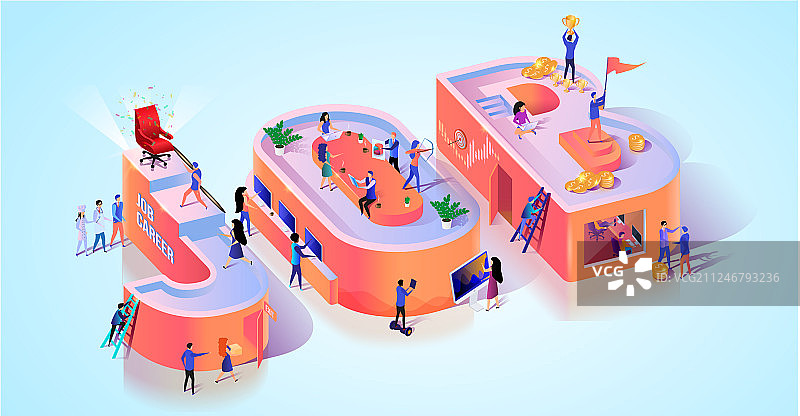 招聘面试职位banner图片素材