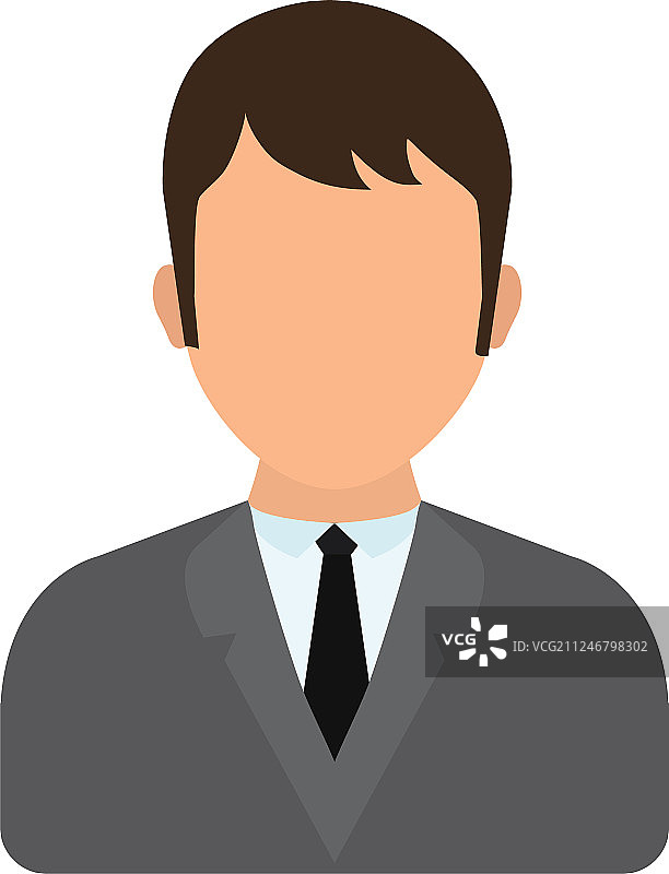 年轻男人侧面轮廓图片素材