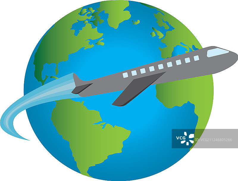 飞机飞行服务独立图标图片素材