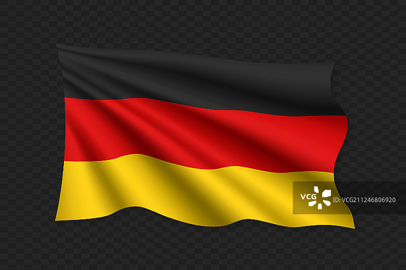 3 d挥舞着国旗图片素材