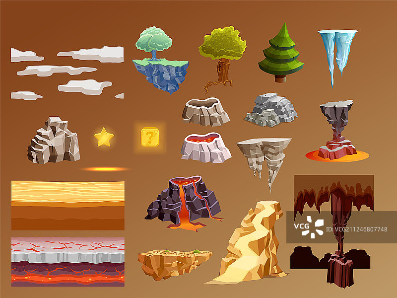 电脑游戏卡通元素3D合集图片素材