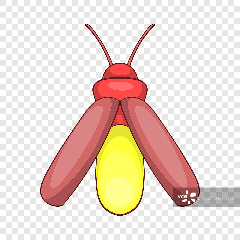 卡通风格的摇蚊图标图片素材