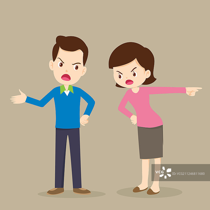 任性的女孩和她的爸爸图片素材