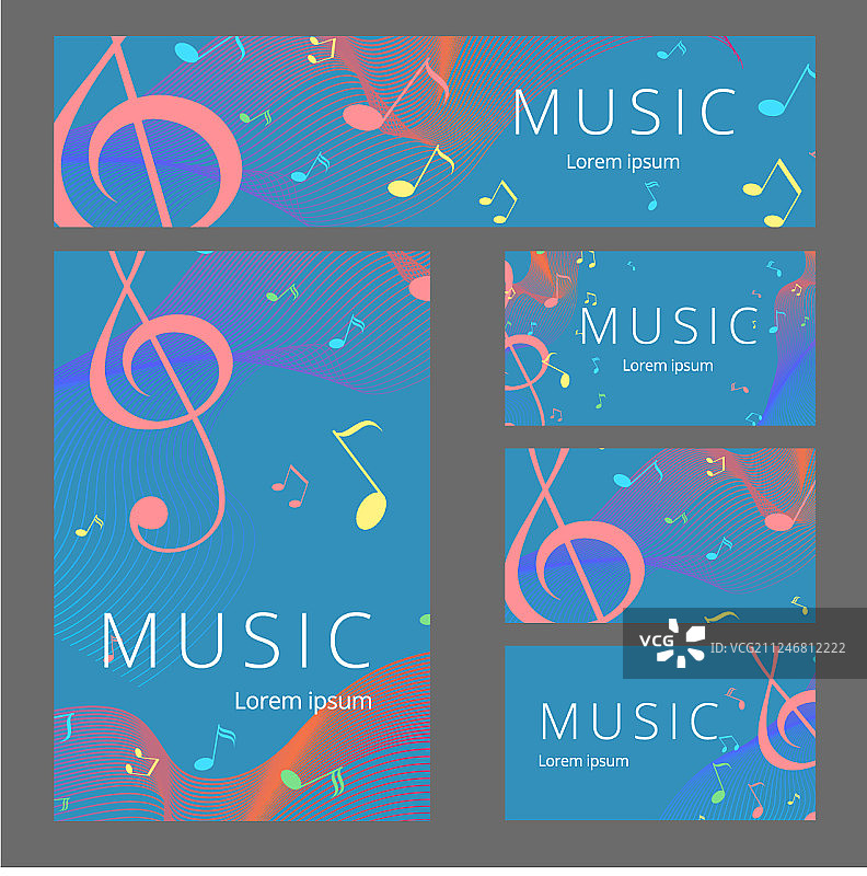 海报宣传册票据模板合集图片素材