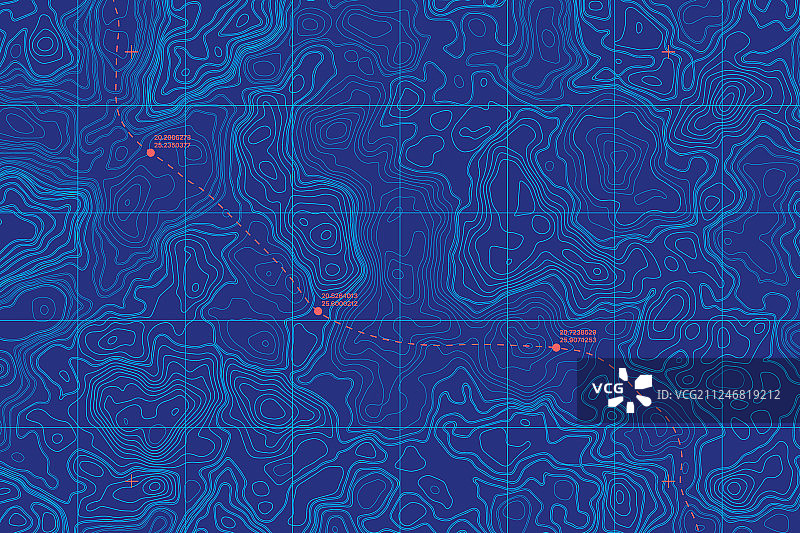 海洋深度地形概念图图片素材